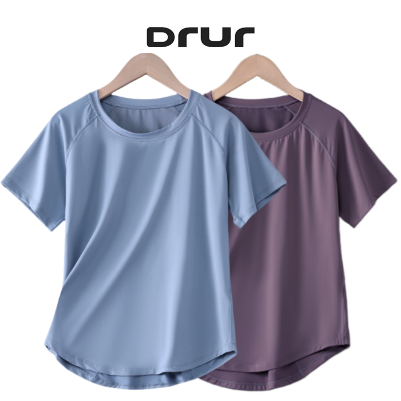 T Shirt Dry Fit - DRUR Frauen Sport T-shirt Kurzarm Quick
