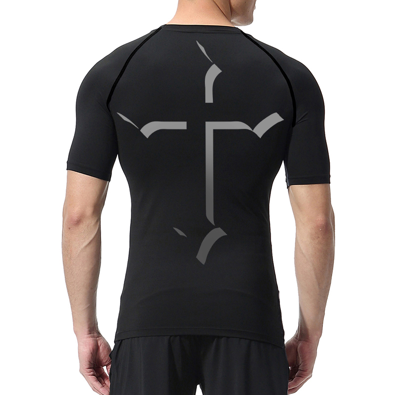 Kompressionsshirt mit Kreuzmus – T Shirt Dry Fit Bewertung und Preis
