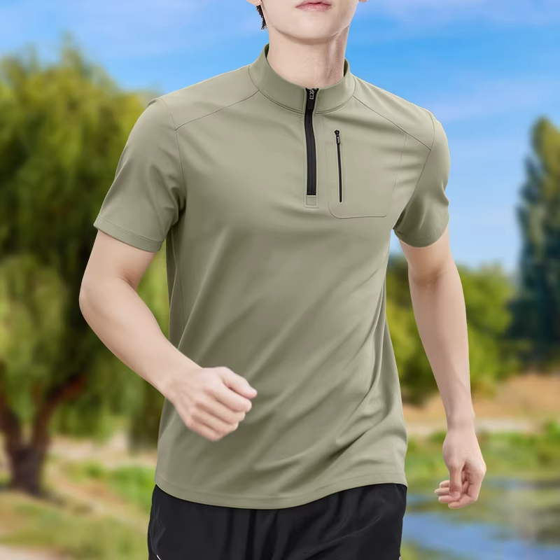 Herren Halbzip-T-Shirt mit Hoh – T Shirt Dry Fit Bewertung und Preis